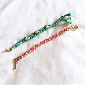 Ettika Neon Gold Bracelets